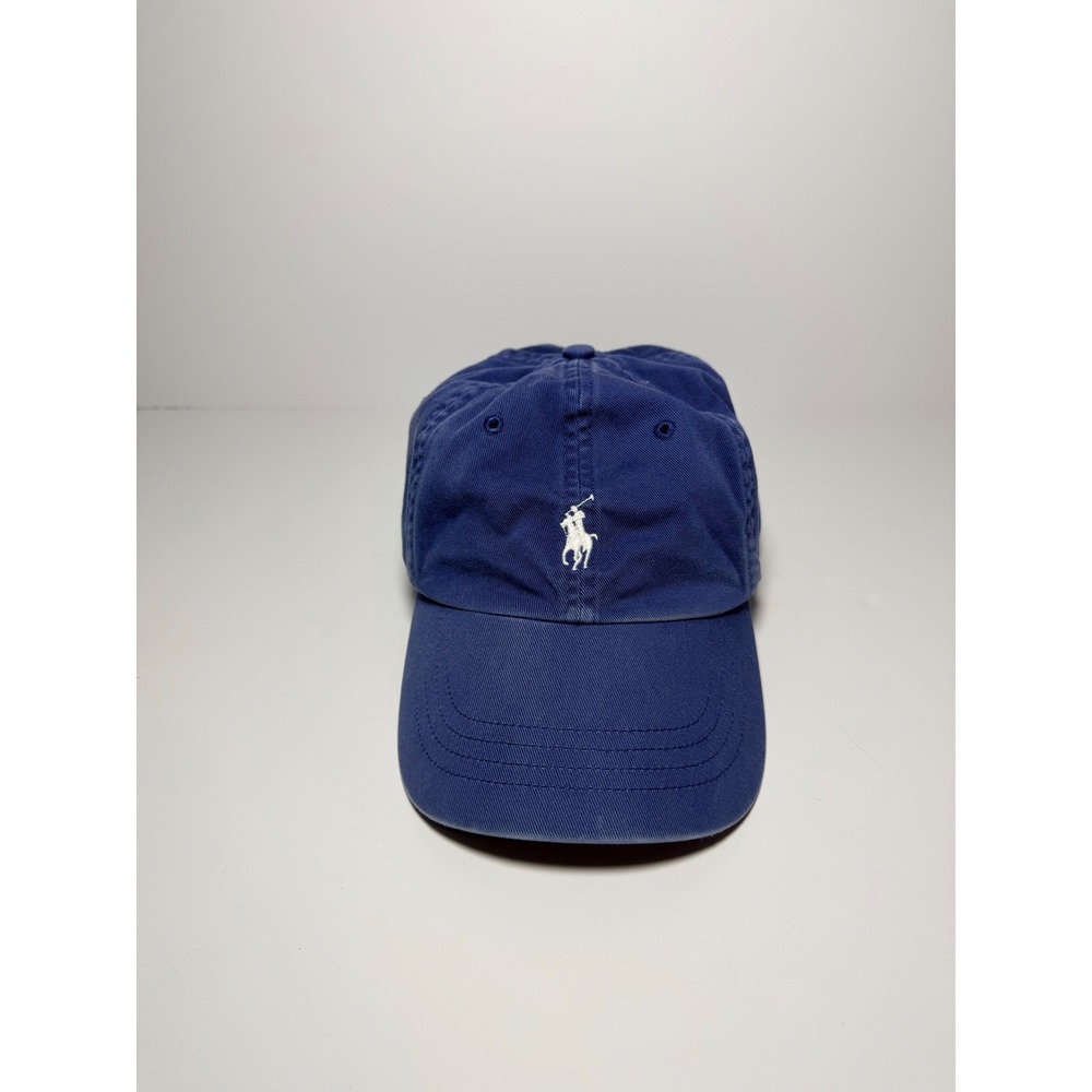 Polo Ralph Lauren Baseball Cap Hat Unisex OS Blue White Pony Embroidered Logo